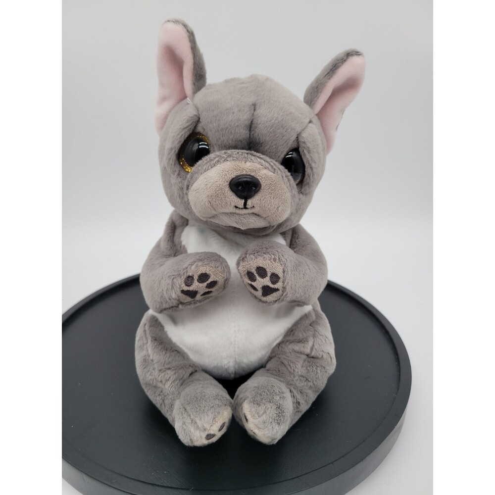 2025 Ty Large Plush Beanie Bellies Buddy WILFRED French Bulldog Dog Medium 10"